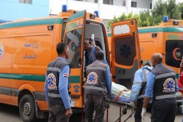 لقى شخصان مصرعهما أثر اصطدام بين موتوسيكل وسيارة ربع نقل عند كوبري الضياع مركز المراغة شمال سوهاج.