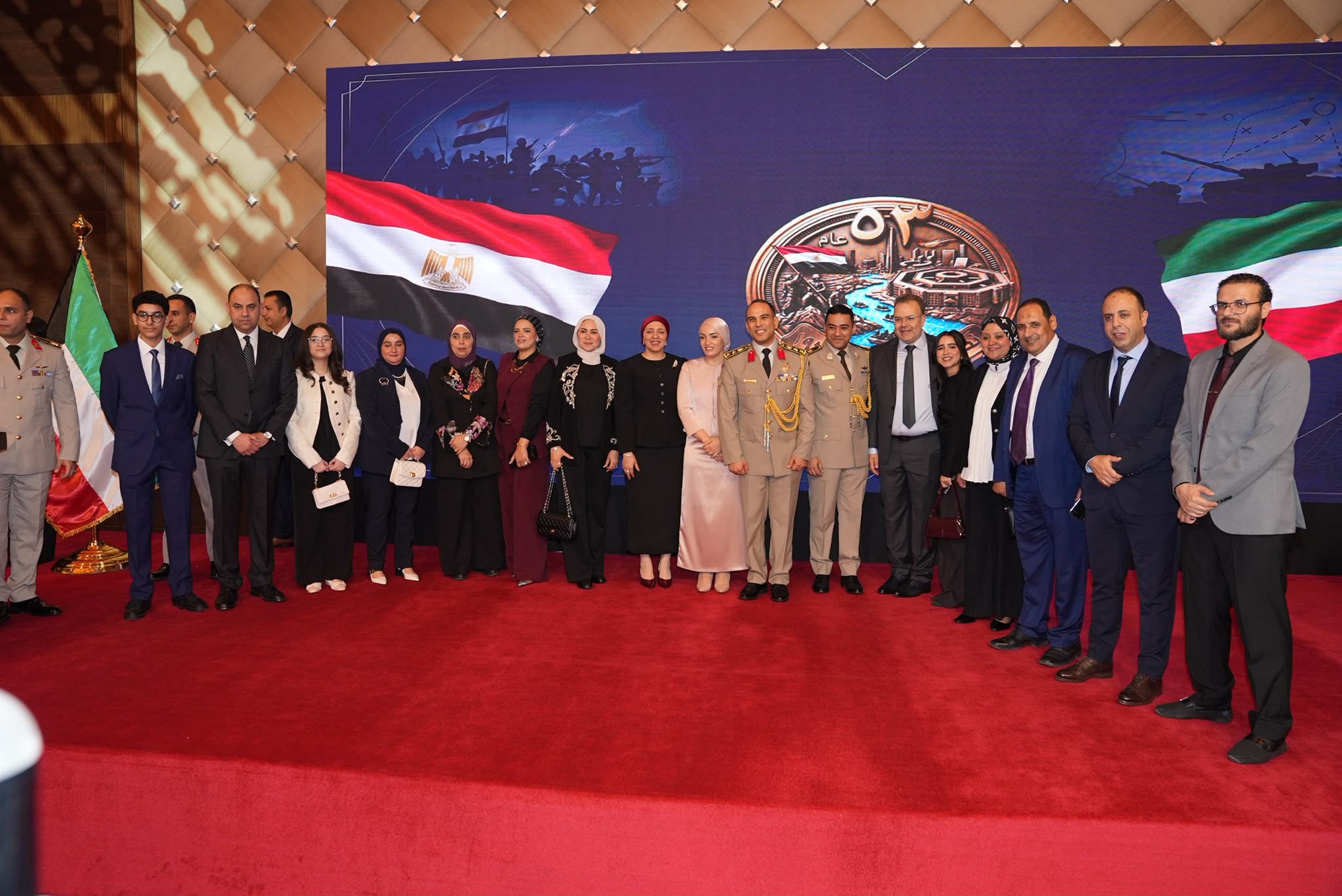 بعدسة مينا مجدي | السفارة المصرية بالكويت تحتفل بالذكرى الـ53 لانتصارات أكتوبر المجيدة
