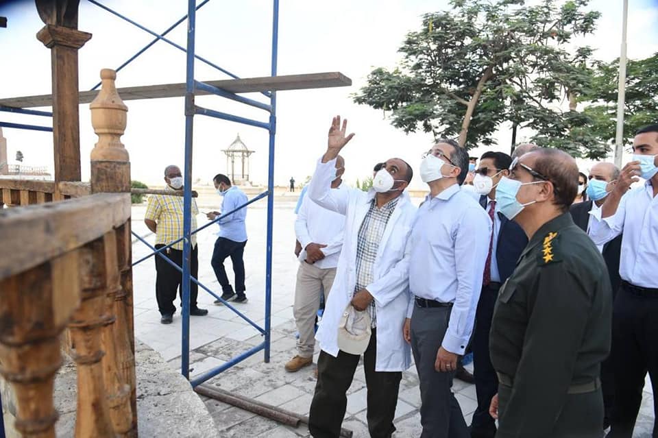وزير السياحة يزور قلعة صلاح الدين الأيوبي