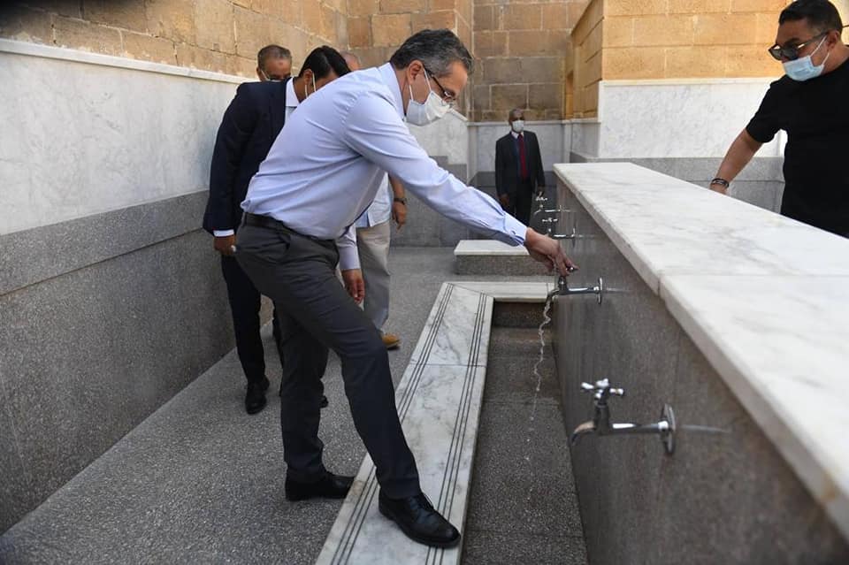 وزير السياحة يزور قلعة صلاح الدين الأيوبي