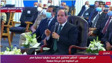 السيسي: يقسم "المشير طنطاوي" برئ من دم أي مواطن في تلك الأحداث (فيديو)