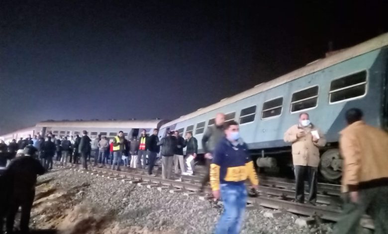 عاجل.. خروج القطار عن القضبان بالشرقية