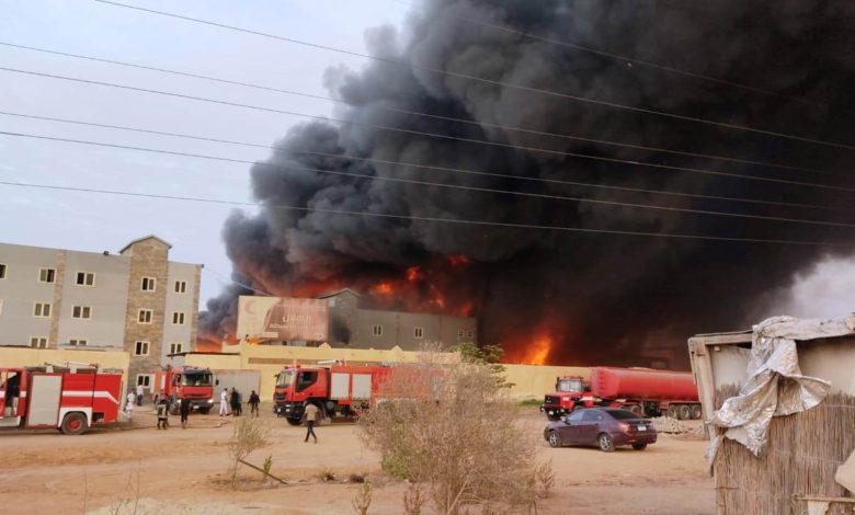 حريق مصنع الهلال والنجمة