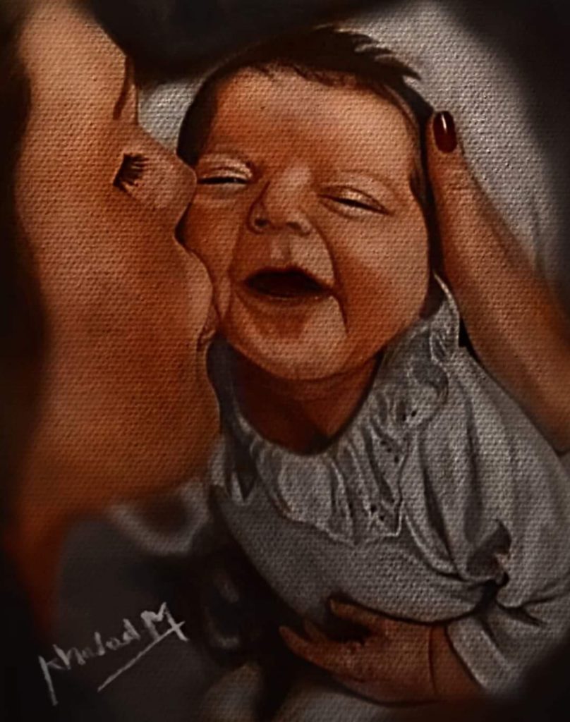 أعمال الفنان التشكيلي خالد منير