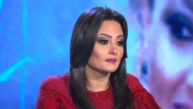 بشرى تتعرض لحادث انقلاب سيارة