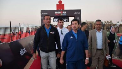 صبحي يعطي إشارة البدء لـ أكبر حدث رياضي في مصر "Iron Man"
