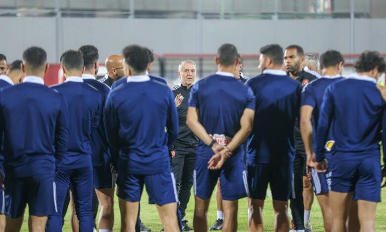 كولر يستبعد هؤلاء اللاعبين من مباراة المحلة اليوم