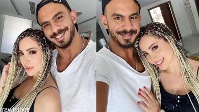 نسرين طافش وزجها