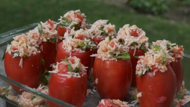 محشي الطماطم بالأرز