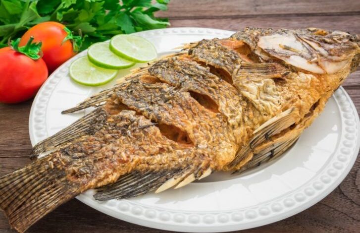 سمك شعري بالفرن
