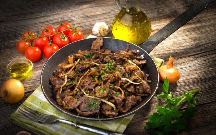 كبدة على الصاج