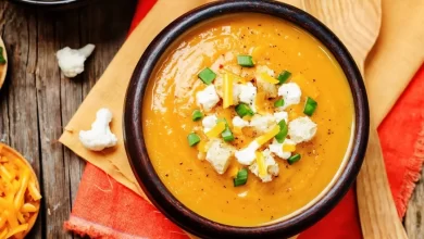شوربة الشوفان بالجزر والبطاطس