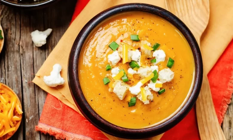 شوربة الشوفان بالجزر والبطاطس