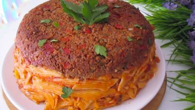 طاجن المكرونة