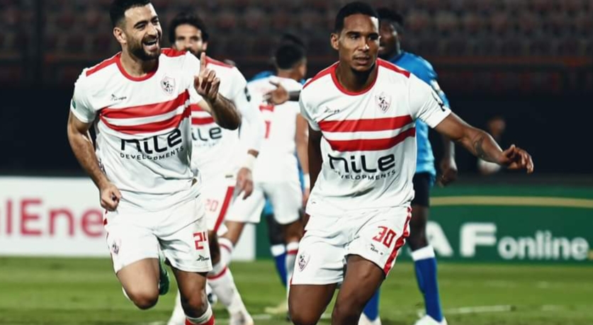 الزمالك ضد فيوتشر بالزى التقليدي بالكونفدرالية نمبر١ نيوز Number1news