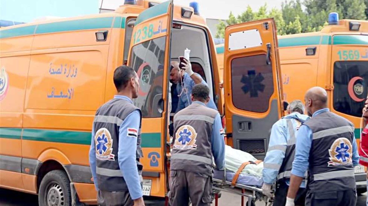 إصابة 5 أشخاص في انقلاب سيارة سوزوكي بطريق السلام أبو زعبل