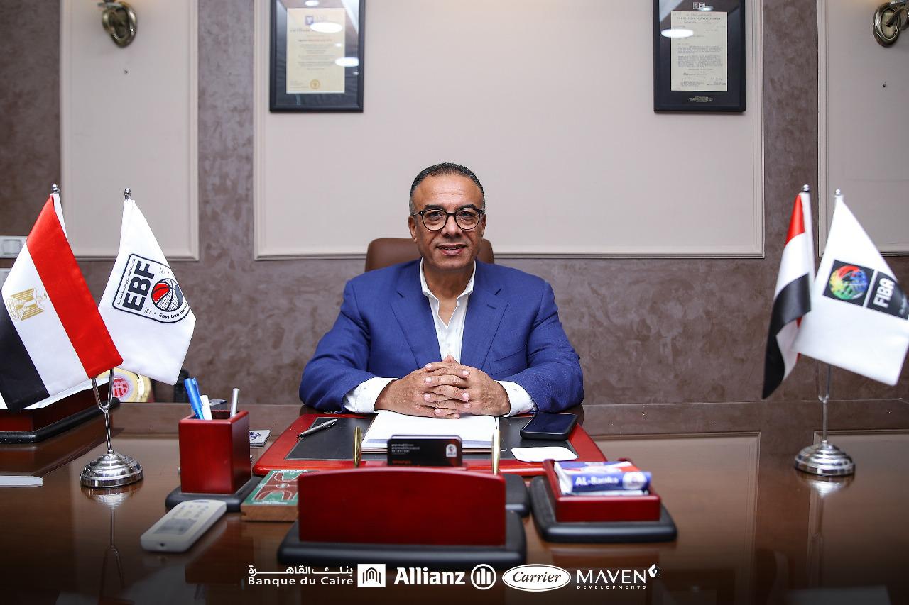 عمرو مصيلحي يهنئ ناشئات السلة بعد التأهل لمونديال التشيك 2026