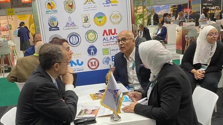 رئيس جامعة عين شمس يشارك في المعرض الأوروبي الدولي (EAIE 2025) بالسويد