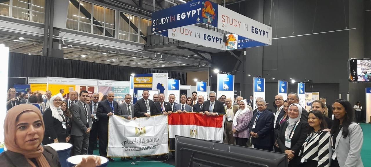جامعة حلوان تشارك في المعرض الدولي للتعليم العالي (EAIE) بالسويد