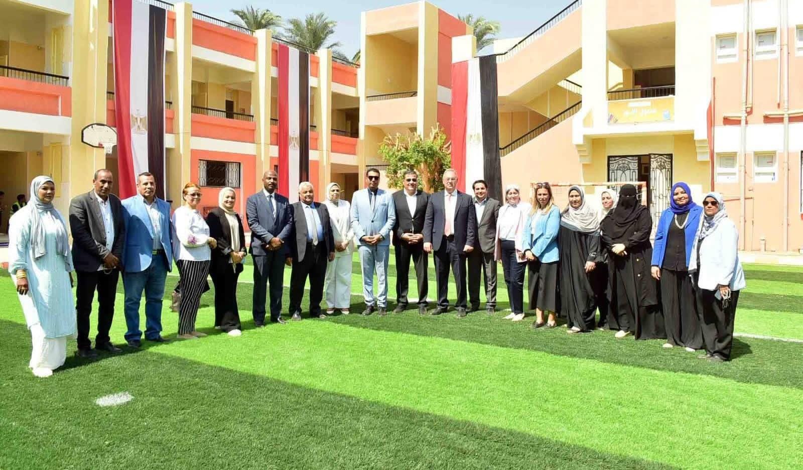 افتتاح مدرسة أمل طه حسين للصم وضعاف السمع بعد الانتهاء من أعمال تطويرها