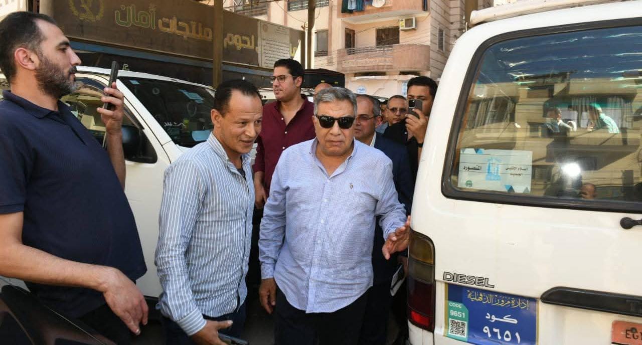 محافظ الدقهلية: نتابع مدى التزام السائقين بالتعريفة الجديدة