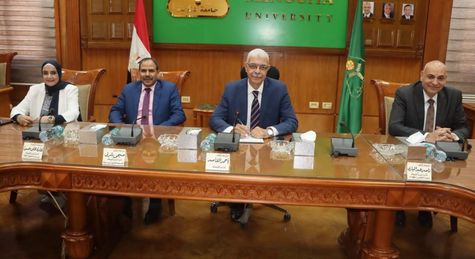"القاصد" يتراس إجتماع لجنة الإحتفال بعيد جامعة المنوفية