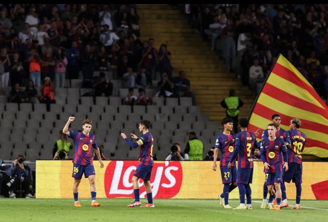 برشلونة يسحق أولمبياكوس بسداسية في ليلة تألق لوبيز وراشفورد
