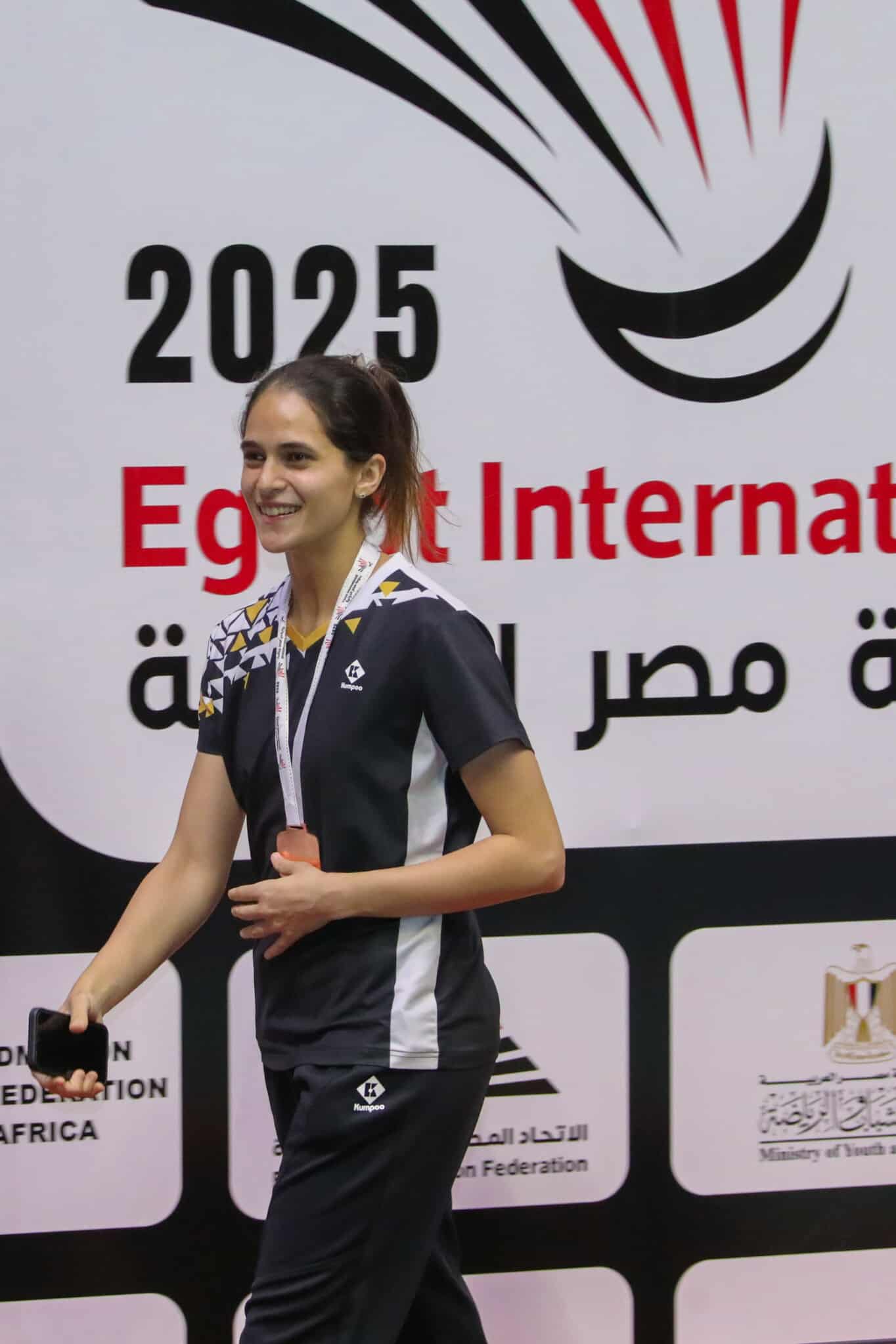 نور يسري تحصد برونزية بطولة مصر الدولية للريشة الطائرة في نسختها العاشرة