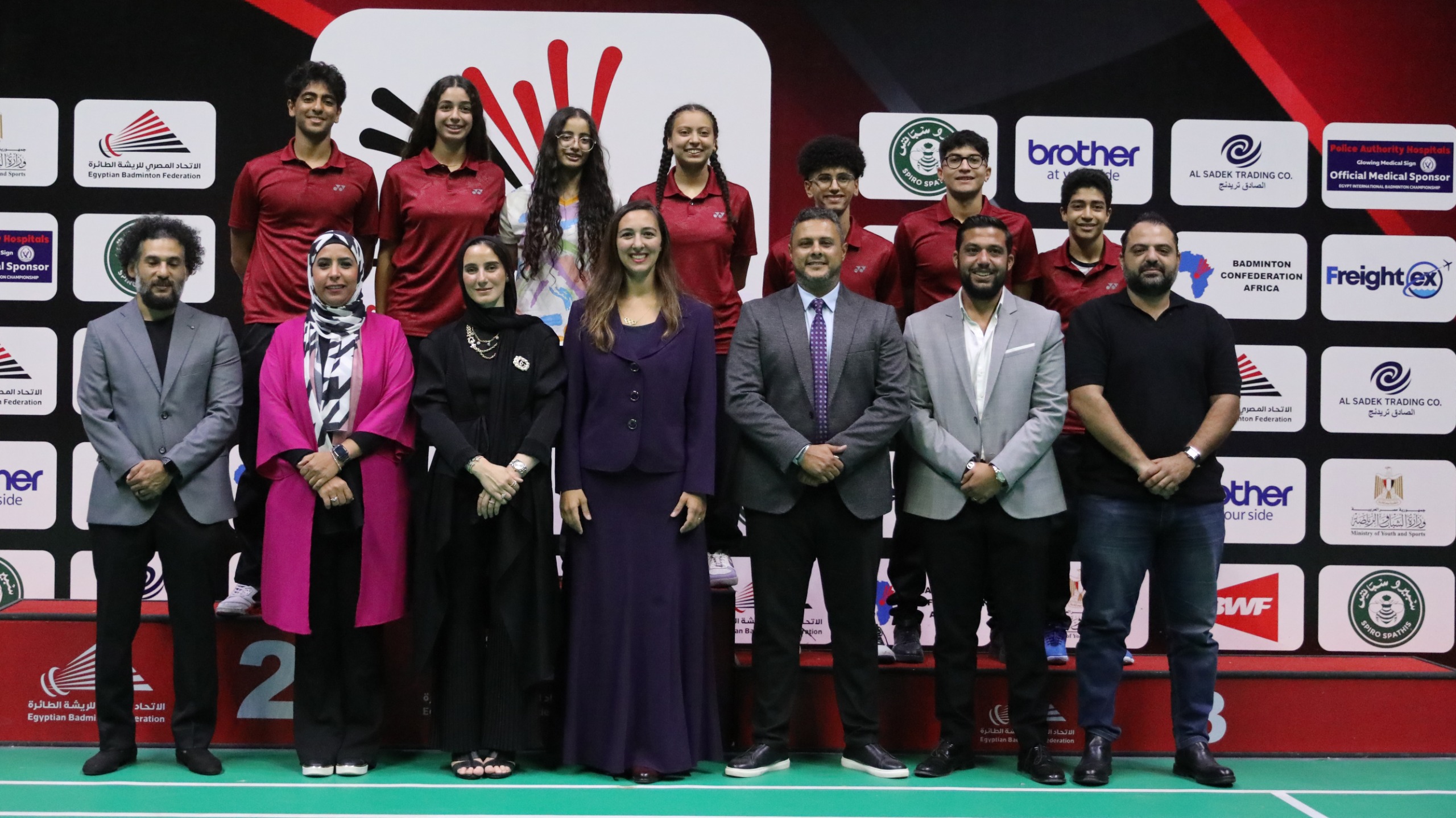 ٨ ميداليات حصيلة منتخب مصر في النسخة الأولى من بطولة مصر الدولية للناشئين للريشة الطائرة