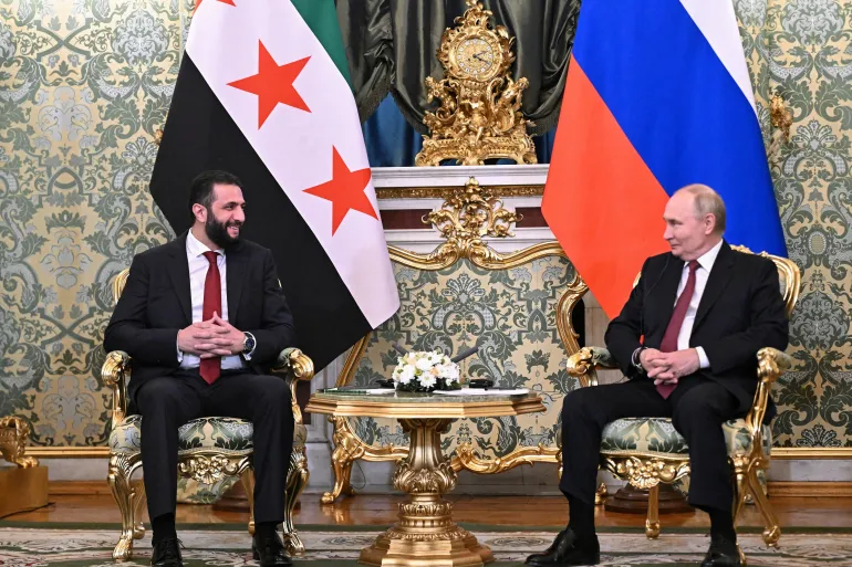 أول رد من الكرملين على طلب الشرع بتسليم بشار الأسد لـ سوريا