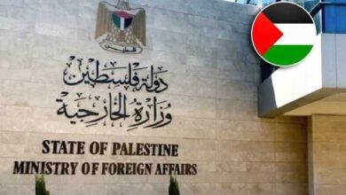 الخارجية الفلسطينية