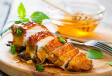 الدجاج المشوى بالعسل