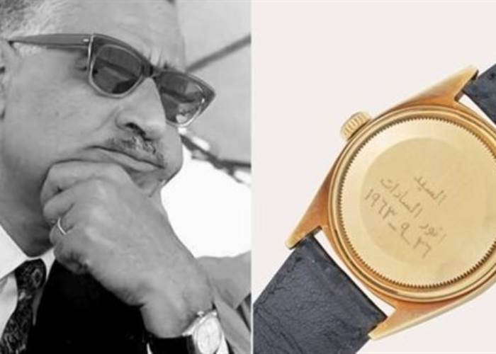 بـ80 ألف فرانك سويسري.. بيع ساعة جمال عبد الناصر في مزاد بسويسرا