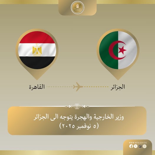 وزير الخارجية يتوجه إلى الجزائر