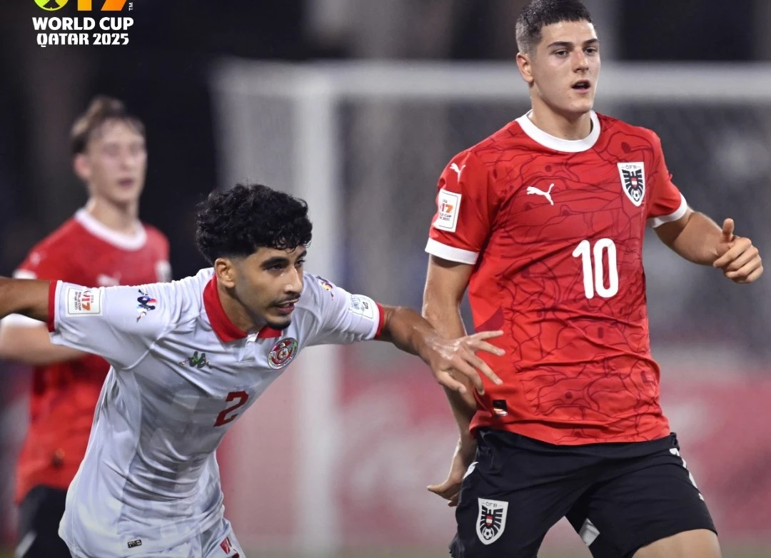 منتخب النمسا يقصي تونس بثنائية في كأس العالم للناشئين
