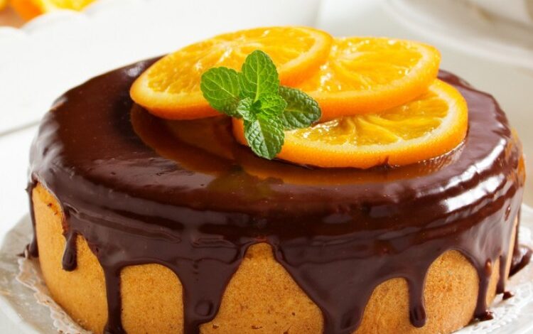 كيك البرتقال بالشوفان