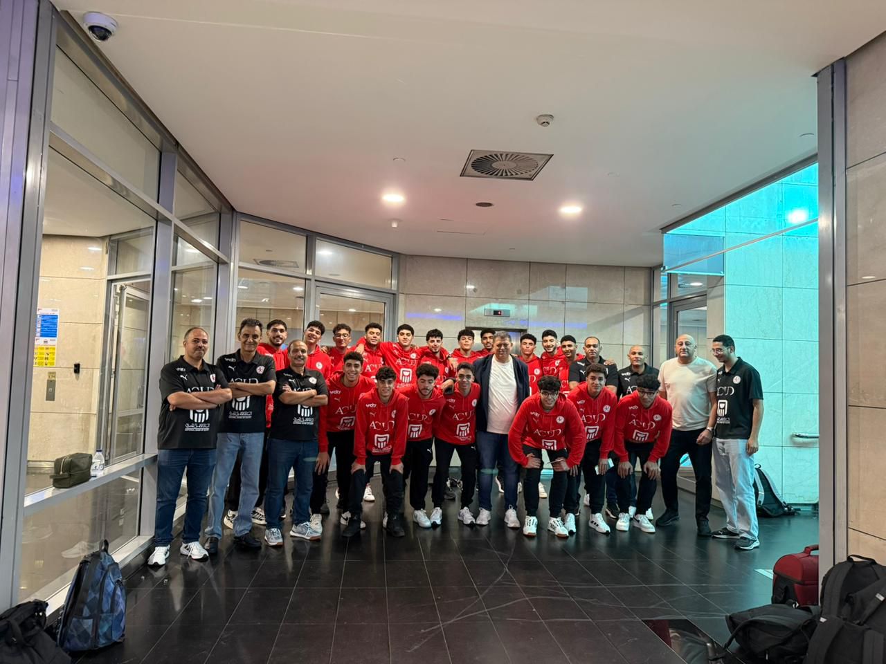 ناشئو منتخب مصر بالزي الأسود في نهائي المونديال أمام ألمانيا الليلة