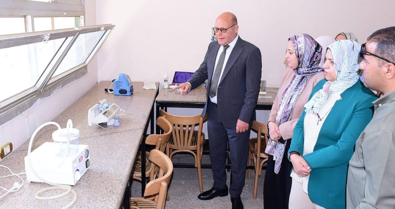 افتتاح 6 معامل تدريب تمريضي حديث بجامعة سوهاج