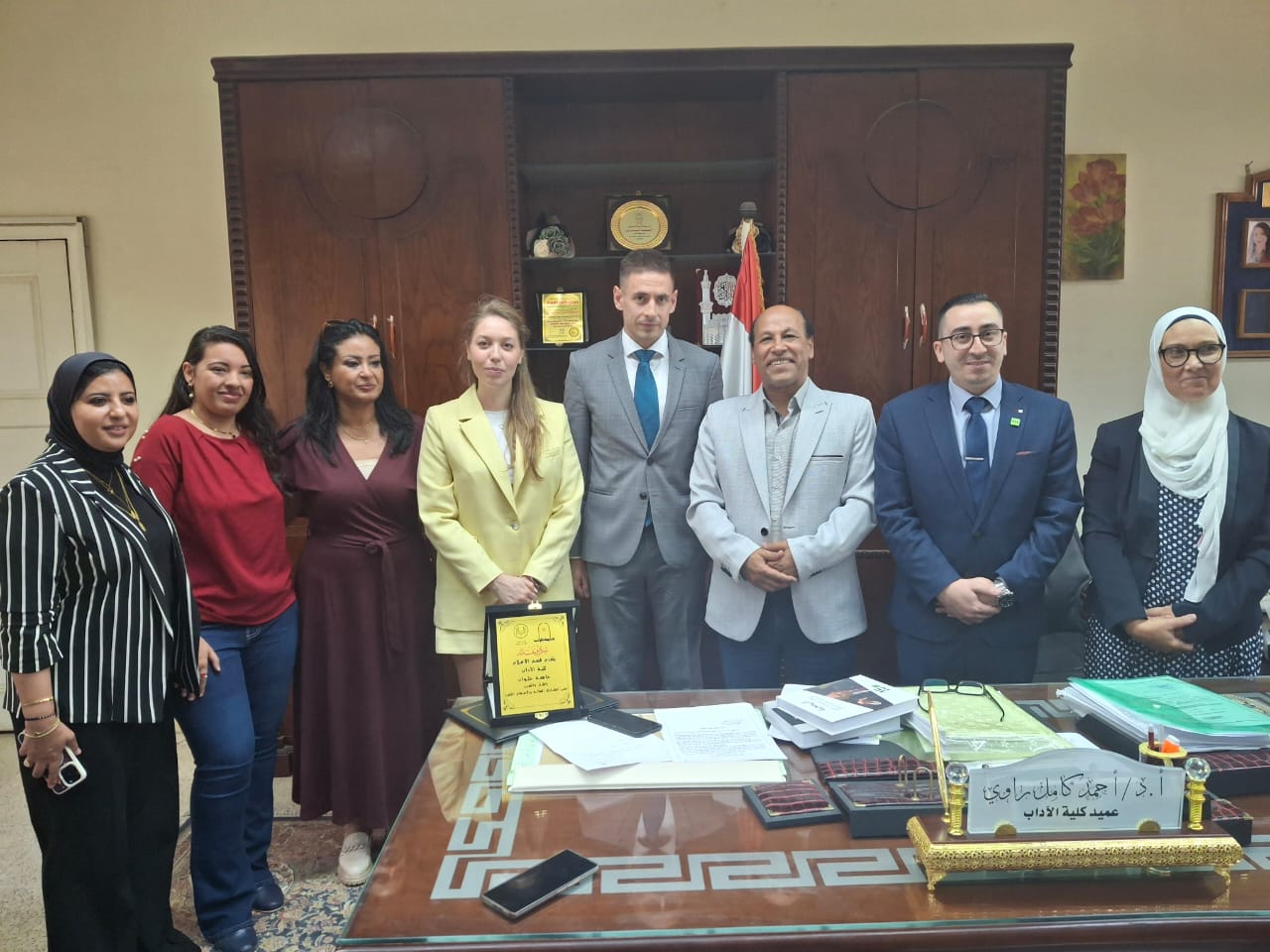 قسم الإعلام بجامعة حلوان في تجربة تدريبية جديدة بالشراكة مع قناة روسيا اليوم