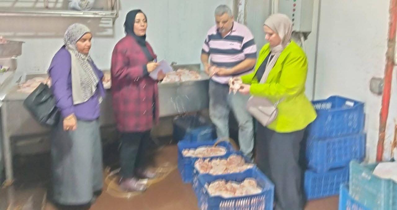 ضبط 5 طن دجاج وشاورما غير صالحة للاستهلاك بالدقهلية