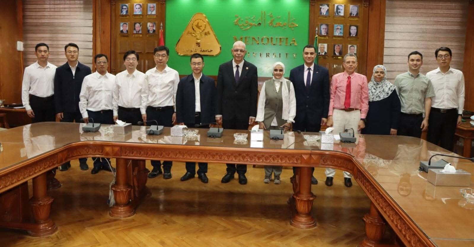 جامعة المنوفية توقع بروتوكول تعاون مع جامعة تشيجيانج الطبية الصينية