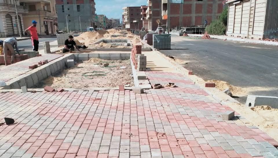 محافظ الغربية يتابع تركيب الإنترلوك بطريق مصرف الزهار