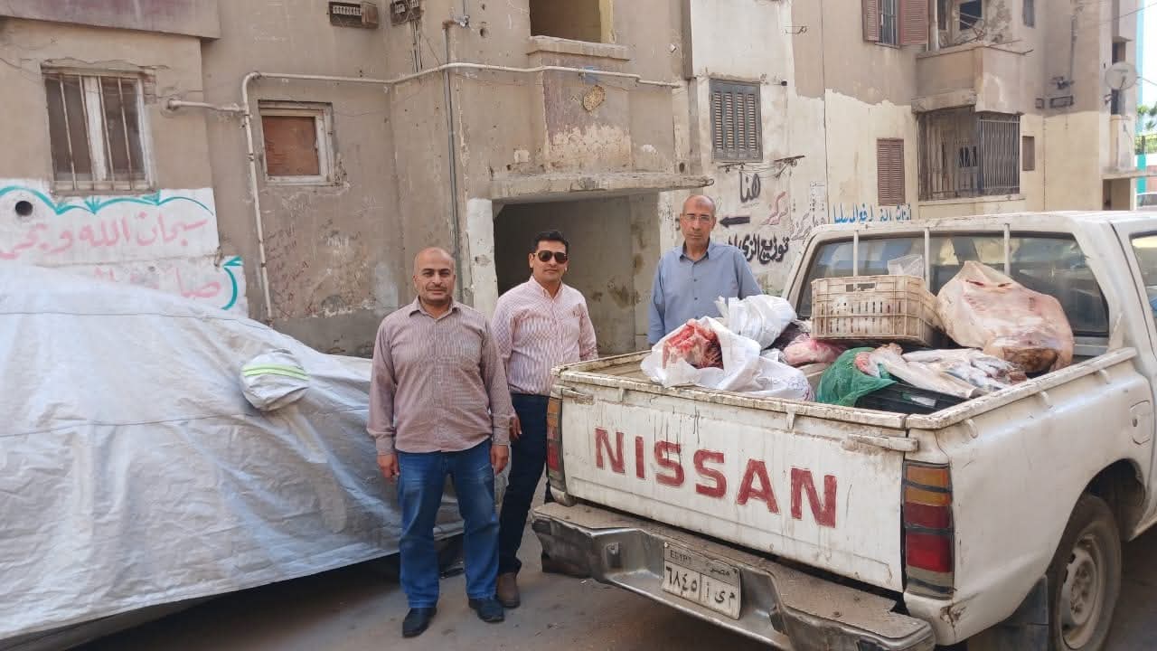 ضبط كميات كبيرة من اللحوم والأسماك غير صالحة للاستهلاك الادمي بالمنوفية