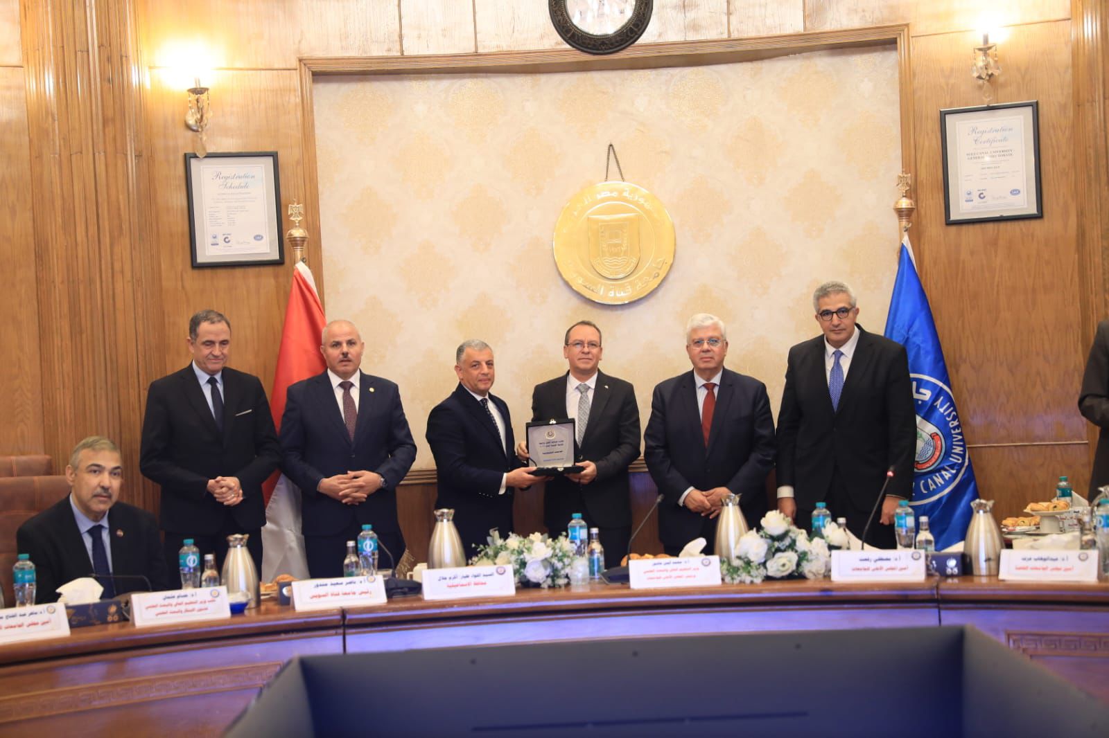 وزير التعليم العالي يكرم جامعة الدلتا التكنولوجية الفائزة بلقب “افضل جامعة صديقة للبيئة”