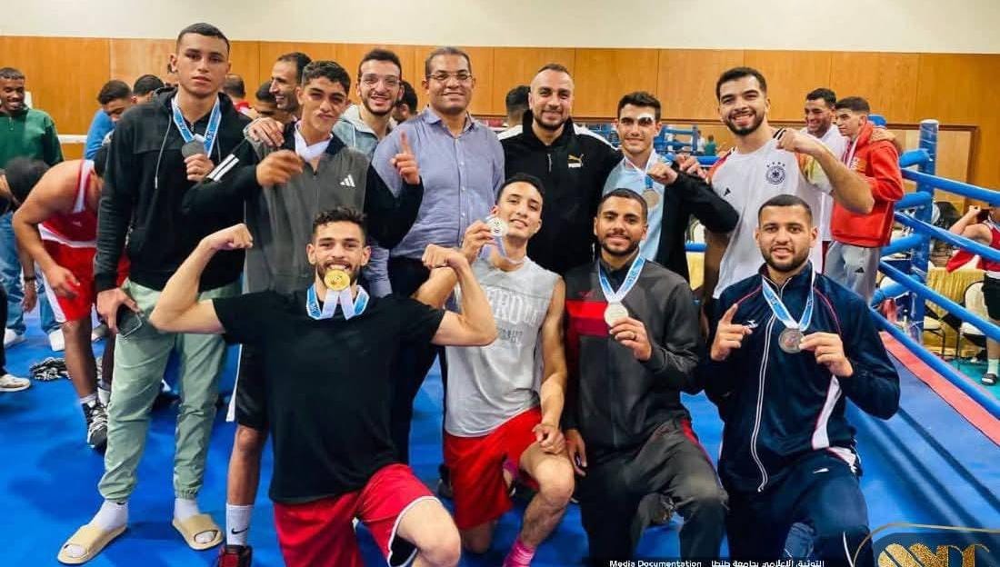 منتخبات طلاب جامعة طنطا تواصل تصدرها للمراكز الأولى بدوري الجامعات المصرية