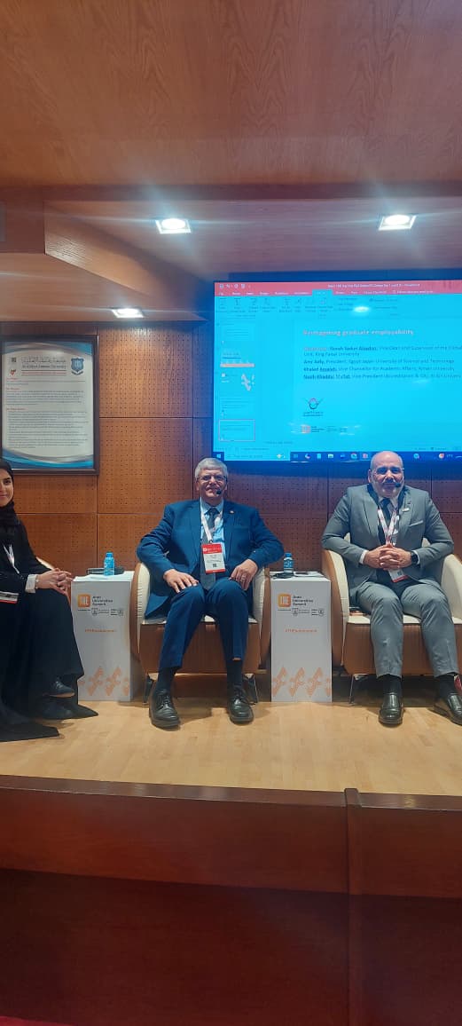 رئيس الجامعة اليابانية متحدث رئيسي في مؤتمر تصنيف التايمز للجامعات العربية