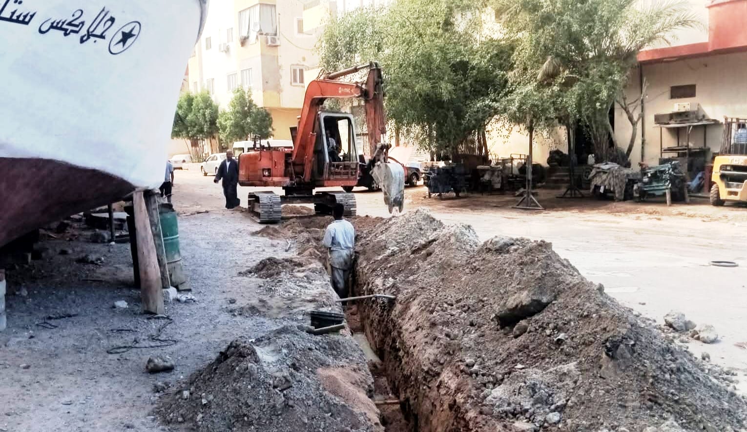 مياه البحر الأحمر تبدأ في إحلال وتجديد شبكات مياه بعض المناطق بالغردقة
