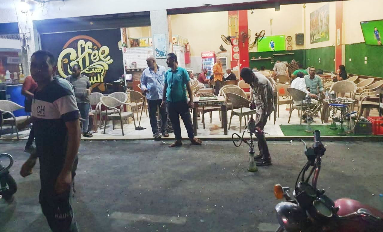 استمرار الحملات المسائية لرفع الإشغالات وإعادة الانضباط بحي شمال الغردقة