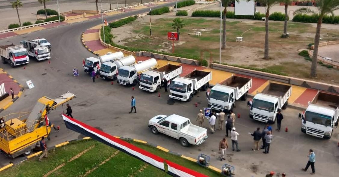 محافظ كفرالشيخ يتابع جاهزية معدات مدينة بلطيم لمواجهة التغيرات المناخية