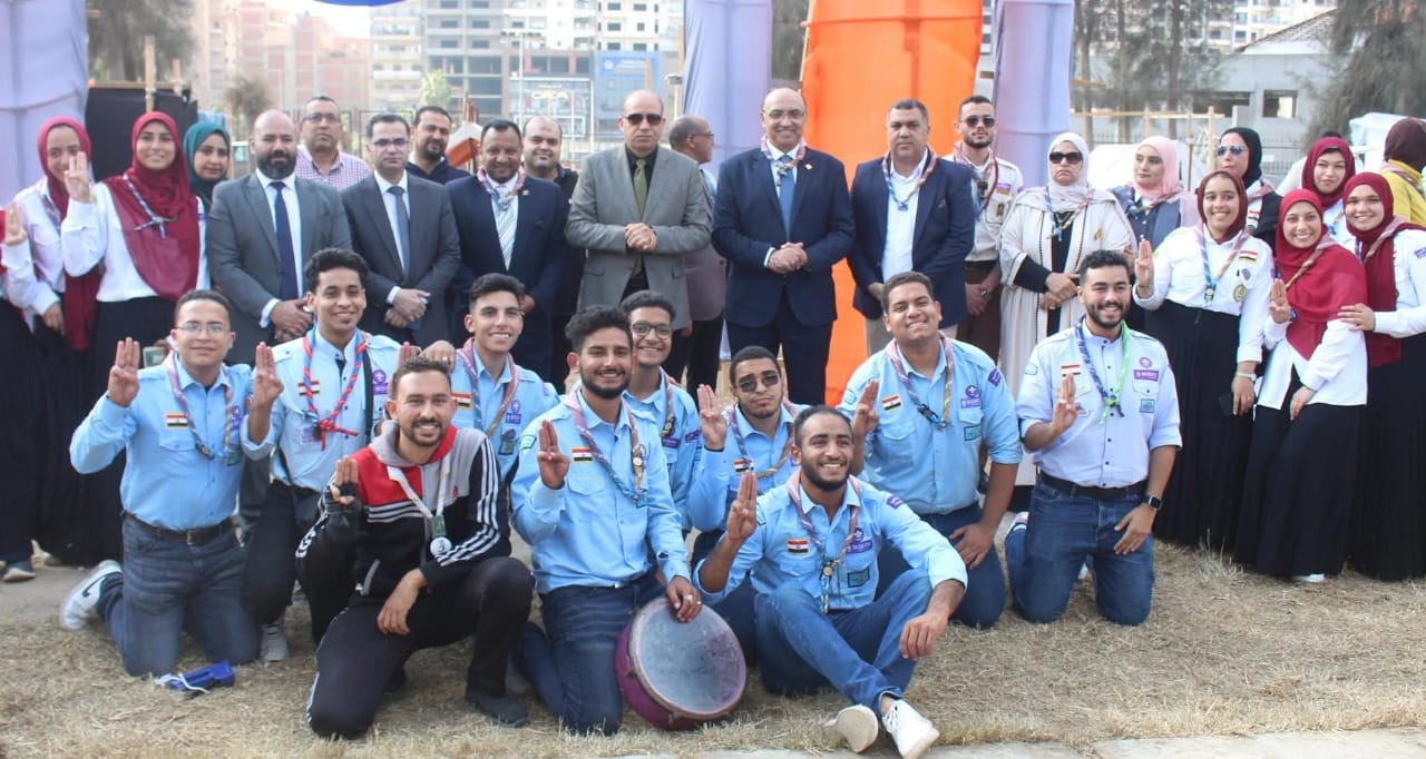 رئيس جامعة المنصورة يفتتح المهرجان الكشفي والإرشادي لجوالي الجامعة